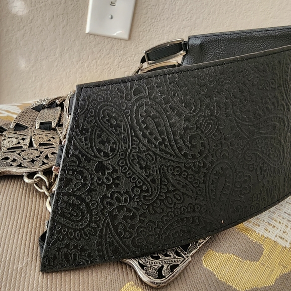 Suzi Roher Belt - Wide, Stretch W Silver Accents Med - Picture 4 of 6